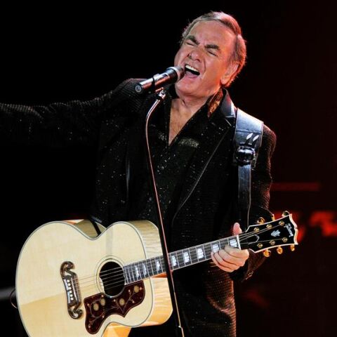 El cantante estadounidense Neil Diamond durante un concierto en Zúrich