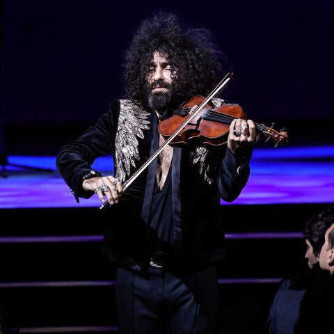 El violinista Ara Malikian durante un concierto.