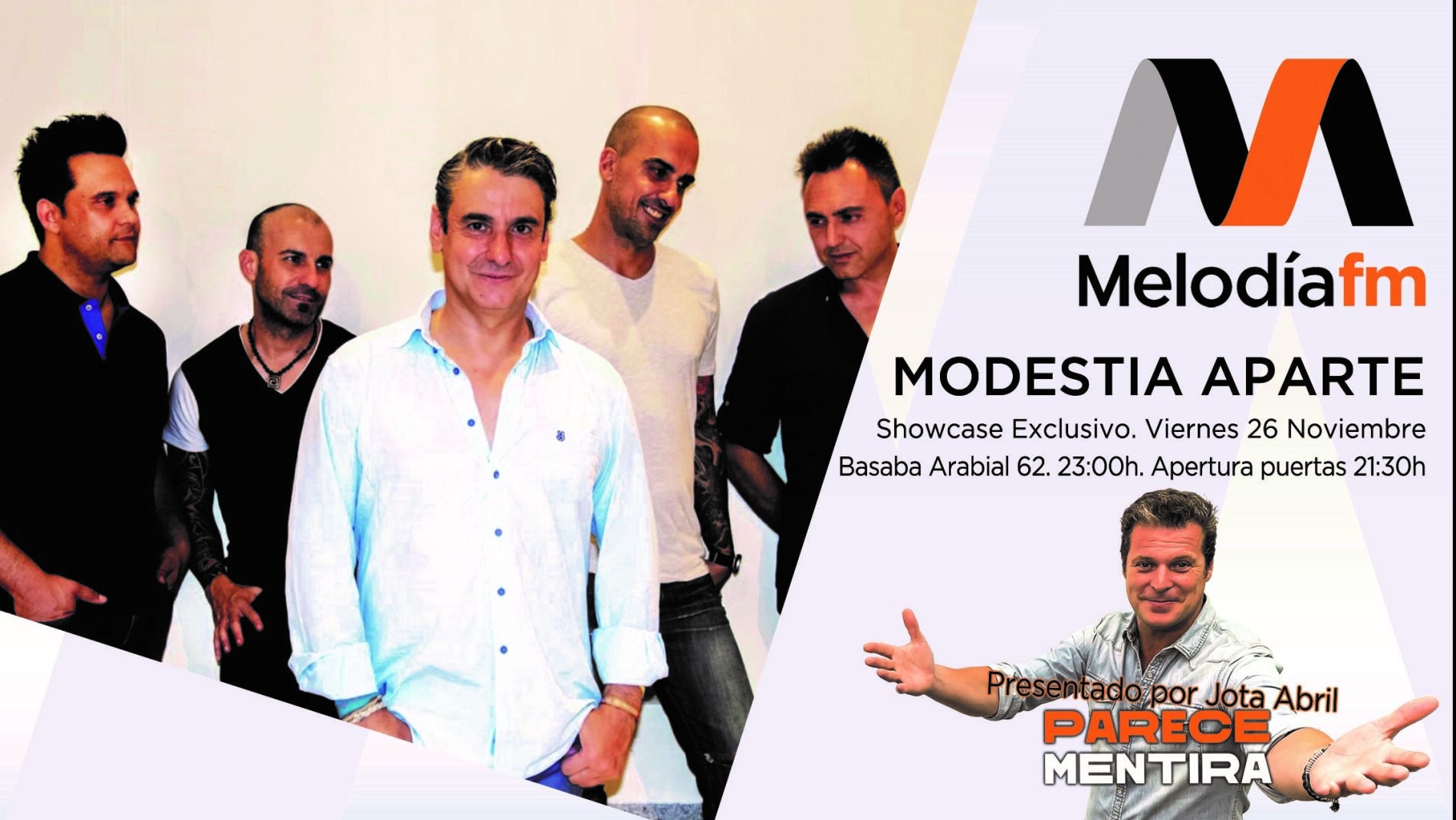 Melodía FM su fiesta en Granada con el Showcase de Modestia | Melodia