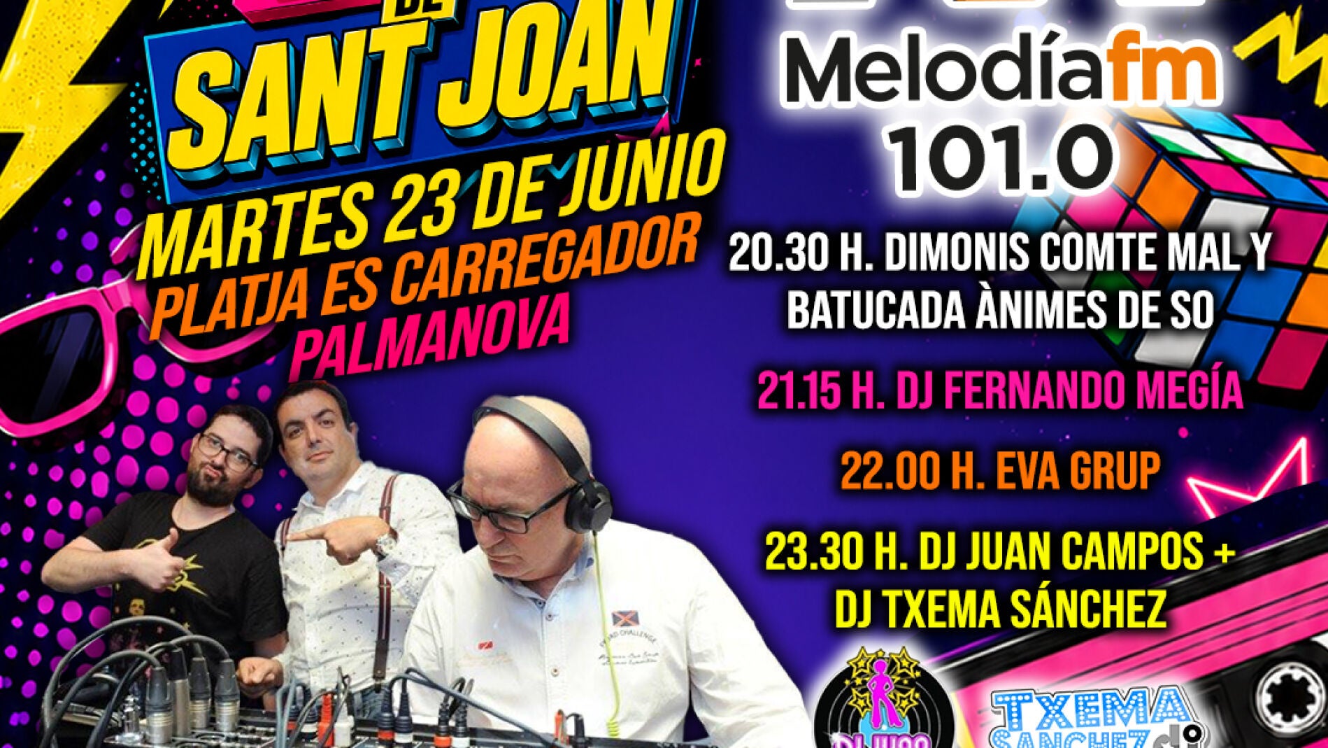 Vive Nit d Sant Joan con Melodía FM Vive Nit d Sant Joan con Melodía FM
