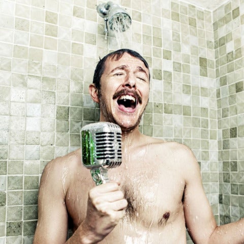Cantar en la ducha